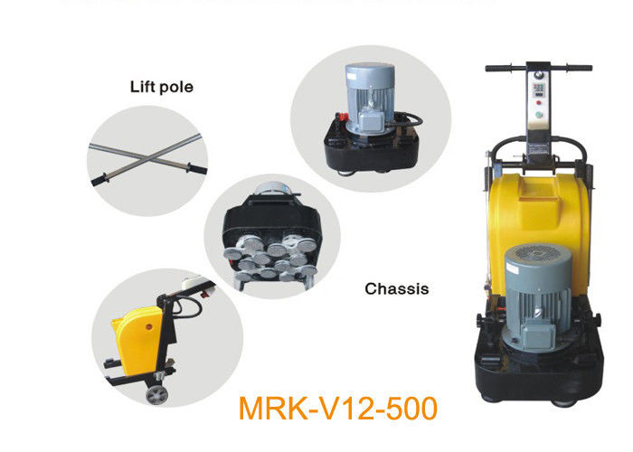 Полировщик пола 7.5HP магнитного мрамора плиты ручной 380V/конкретный точильщик пола